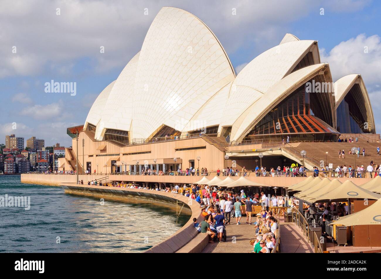 The famous Opera House, one of the two best known landmarks of the city - Sydney, NSW, Australia Stock Photo