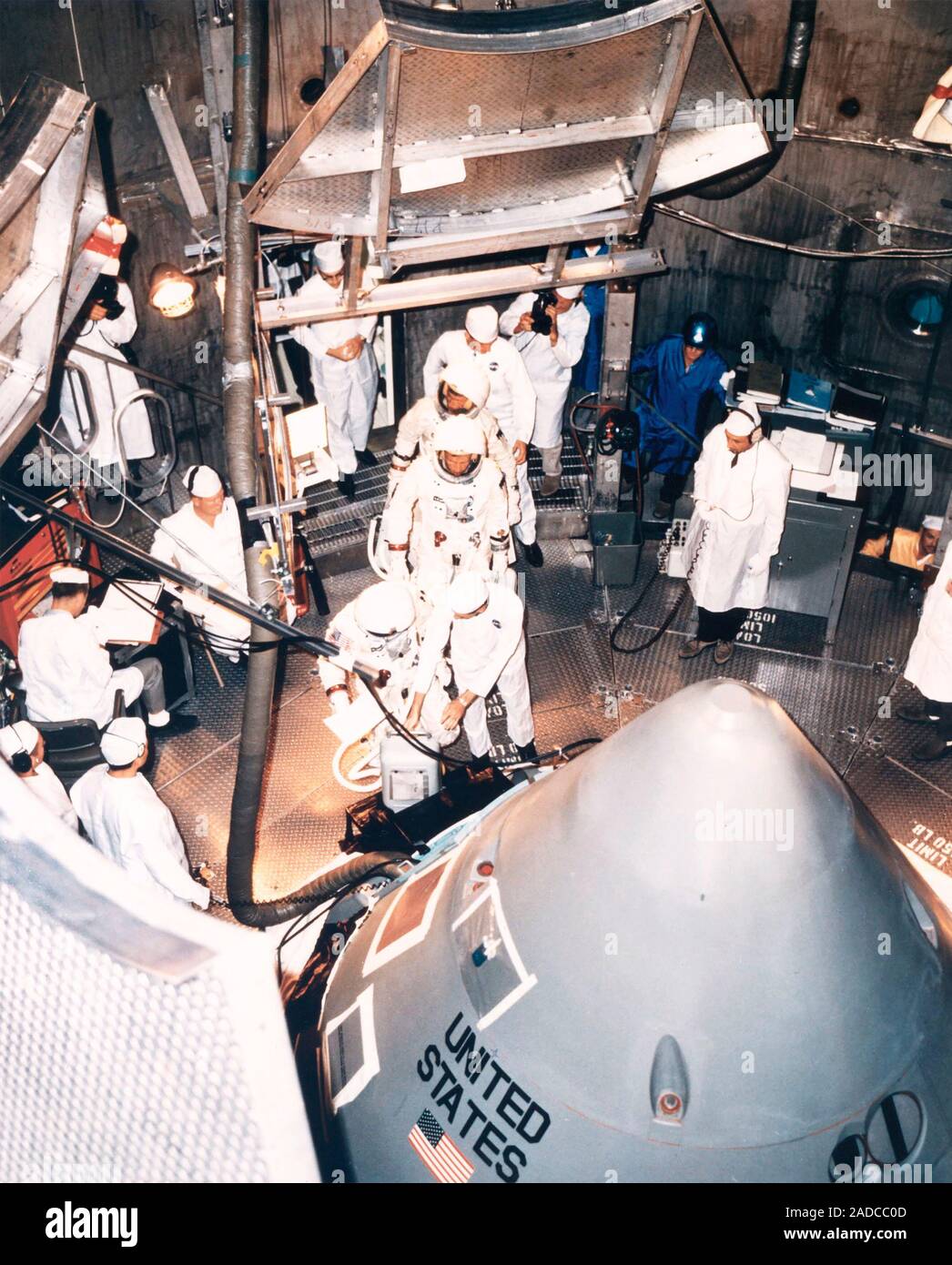Apollo 1 astronauts training. Primary crew astronauts Virgil 'Gus' Ivan ...