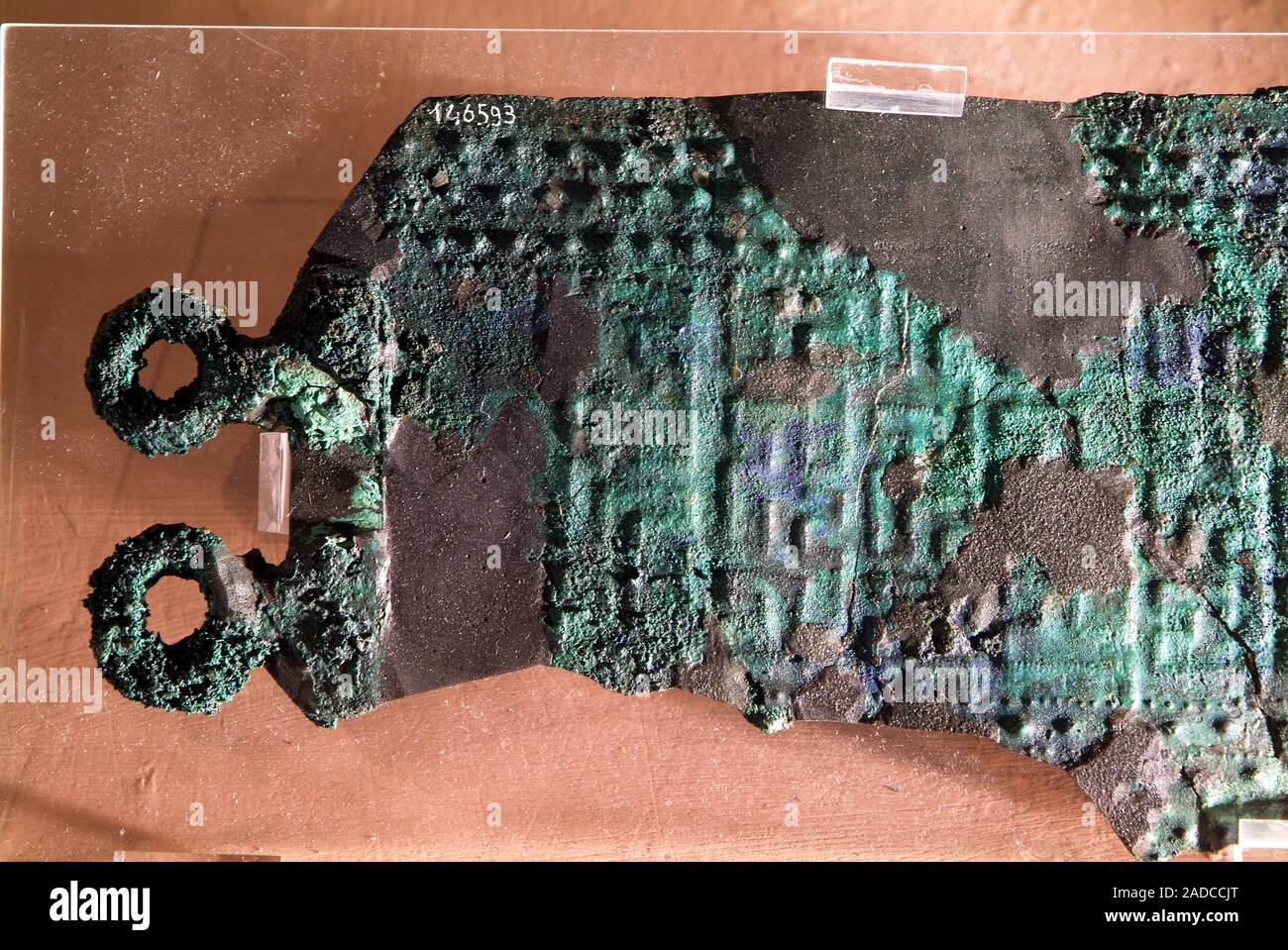 Armour for an Iron Age ruler. This piece of armour was worn by an Iron ...