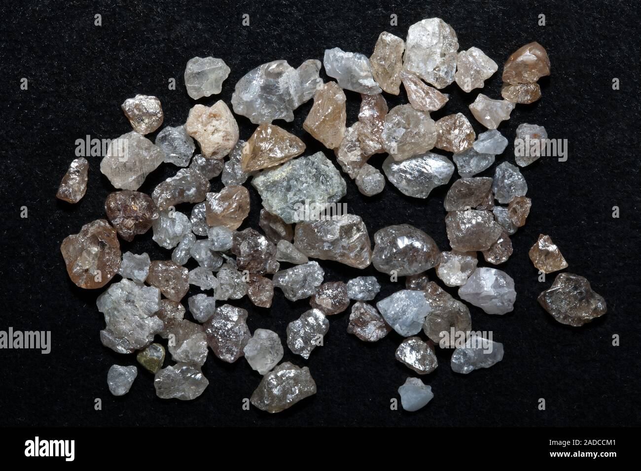 Diamond is a variety of carbon formed deep in the earth under