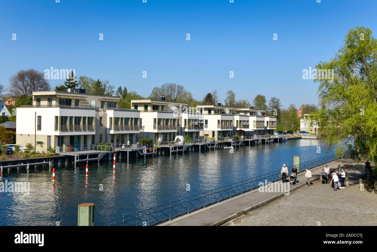 Neubauten, Tegeler Hafen, Humboldtinsel, Tegeler Insel, Tegel, Reinickendorf, Berlin, Deutschland Stock Photo