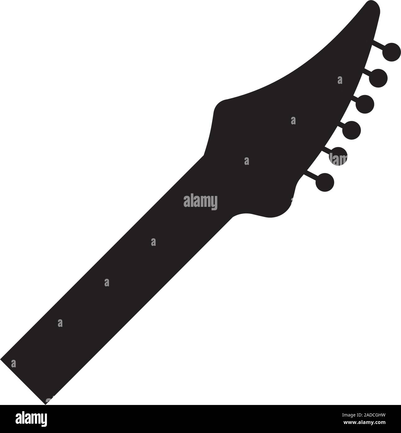 Guitar neck icon design template vector isolated Stock Vector Image Guitar neck icon design template vector isolated Stock Vector Image