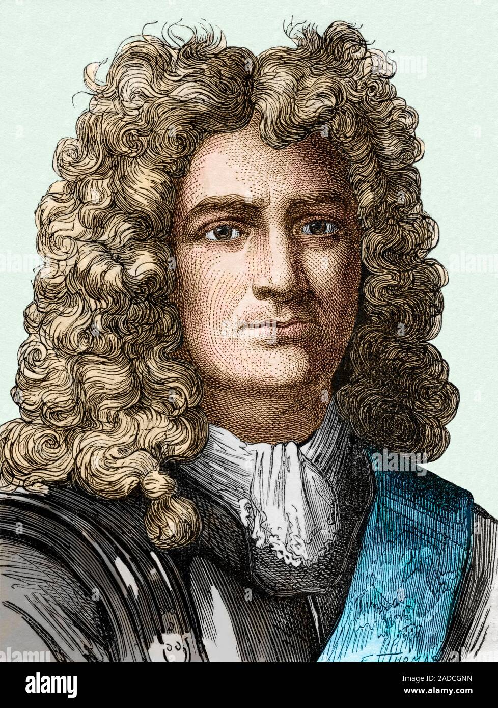 Sébastien Le Prestre de Vauban (1633-1707), French military engineer who revolutionized the art of siege craft and was responsible for the fortificati Stock Photo