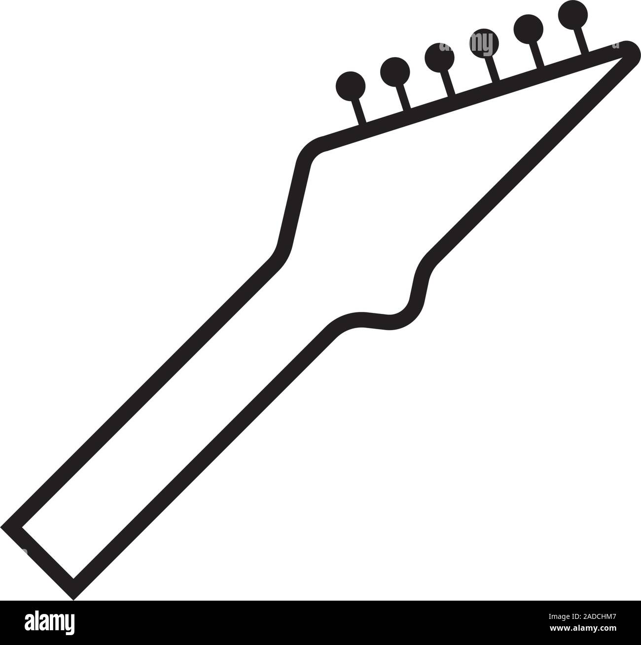 Guitar neck icon design template vector isolated Stock Vector Image Guitar neck icon design template vector isolated Stock Vector Image