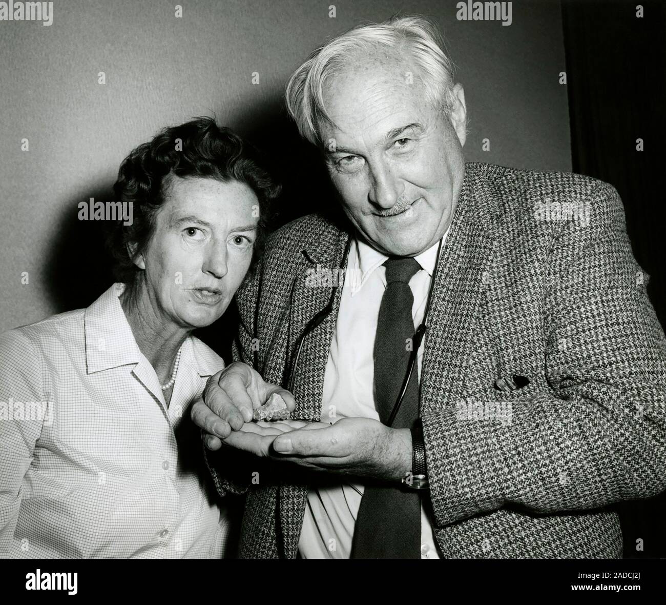 Mary Douglas Nicol Leakey (1913-1996) and her husband Louis Seymour Bazett Leakey (1903-1972