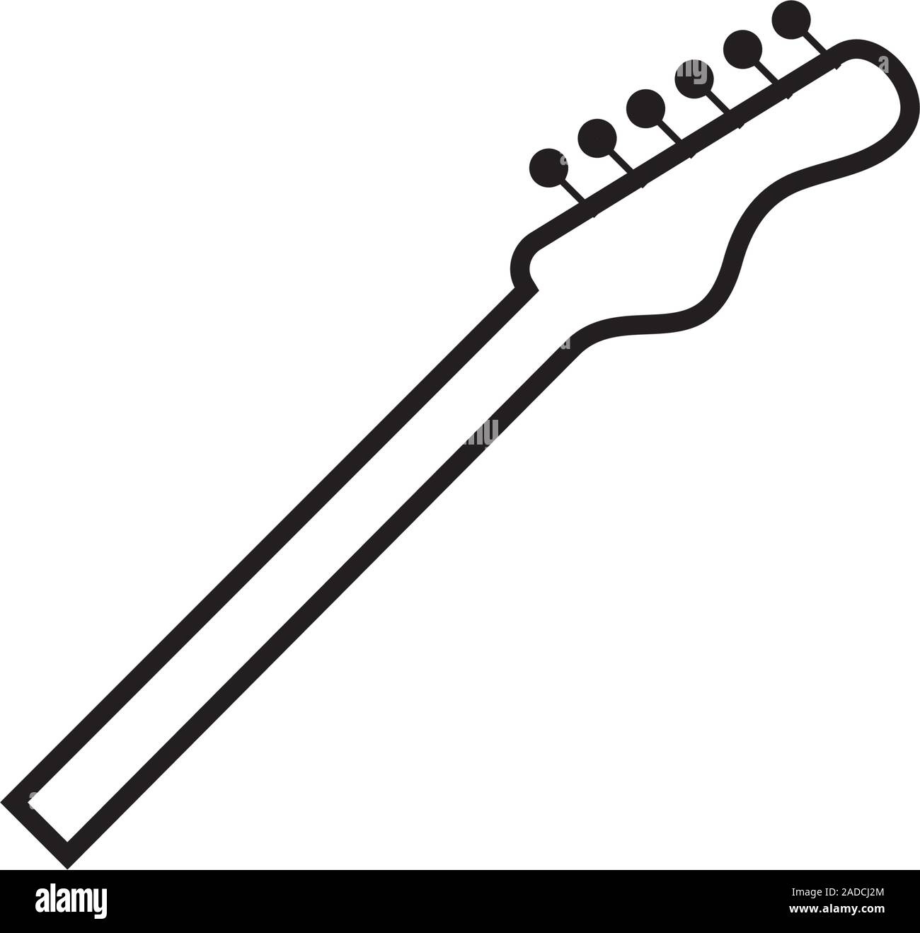 Guitar neck icon design template vector isolated Stock Vector Image Guitar neck icon design template vector isolated Stock Vector Image