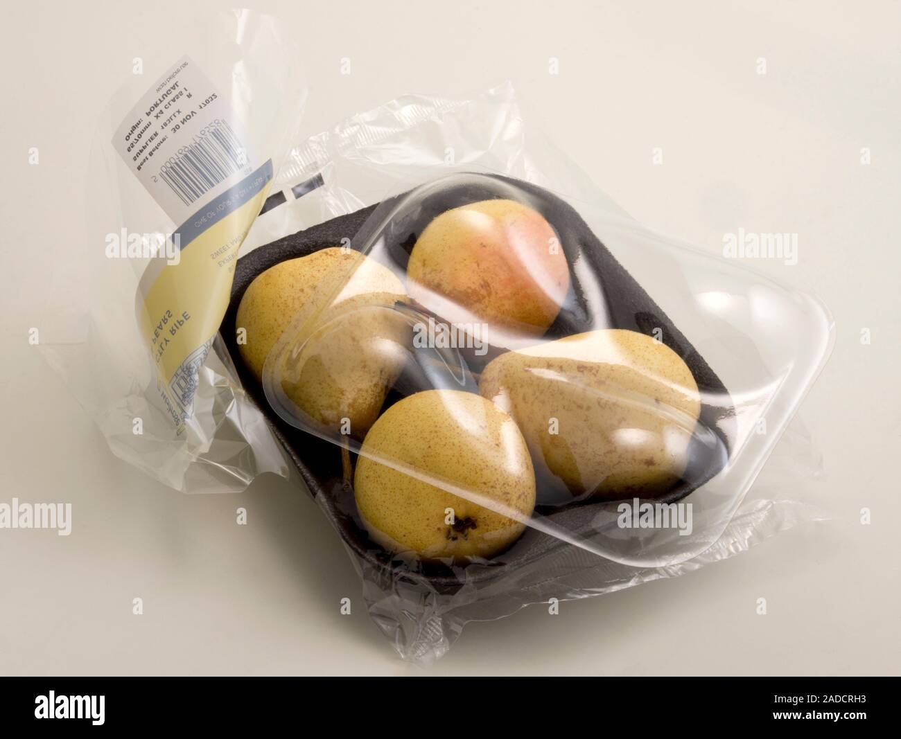 Typical plastic container used in food packaging to protect and