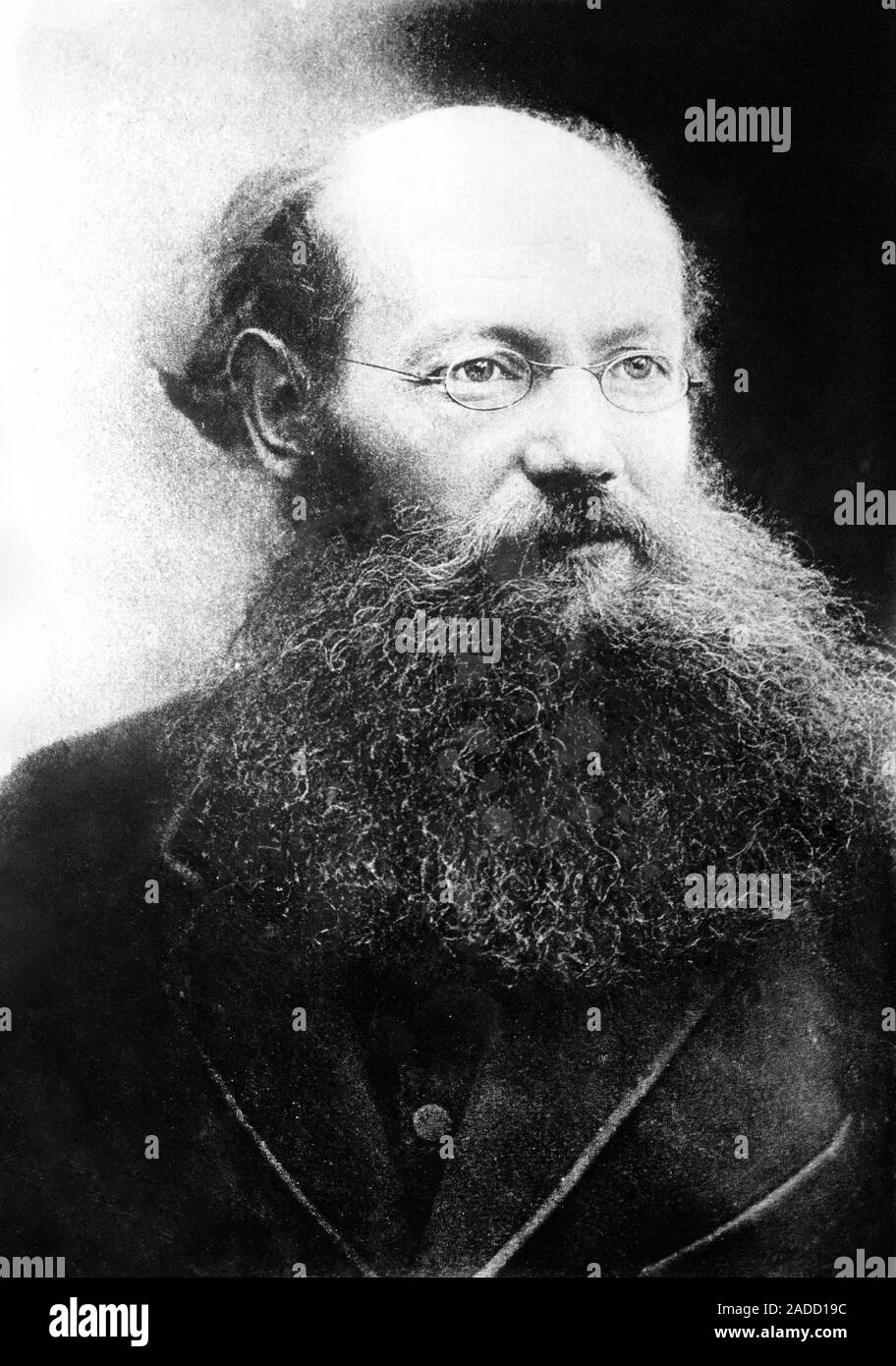 Peter Kropotkin (1842-1921), Russian geographer, anarchist and prince ...