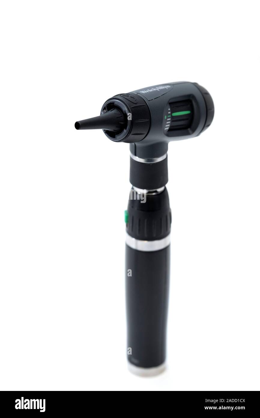 Otoscope. Otoscopes are used to look into ears Stock Photo Alamy