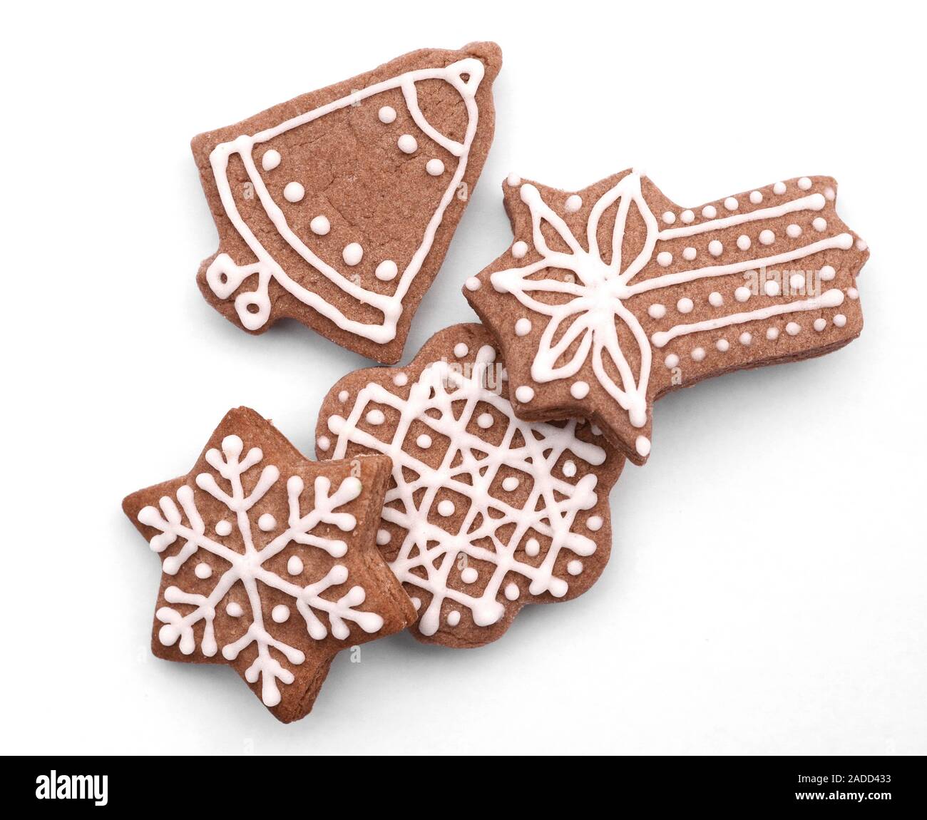 gingerbread isolated on white background Stock Photo - Alamy