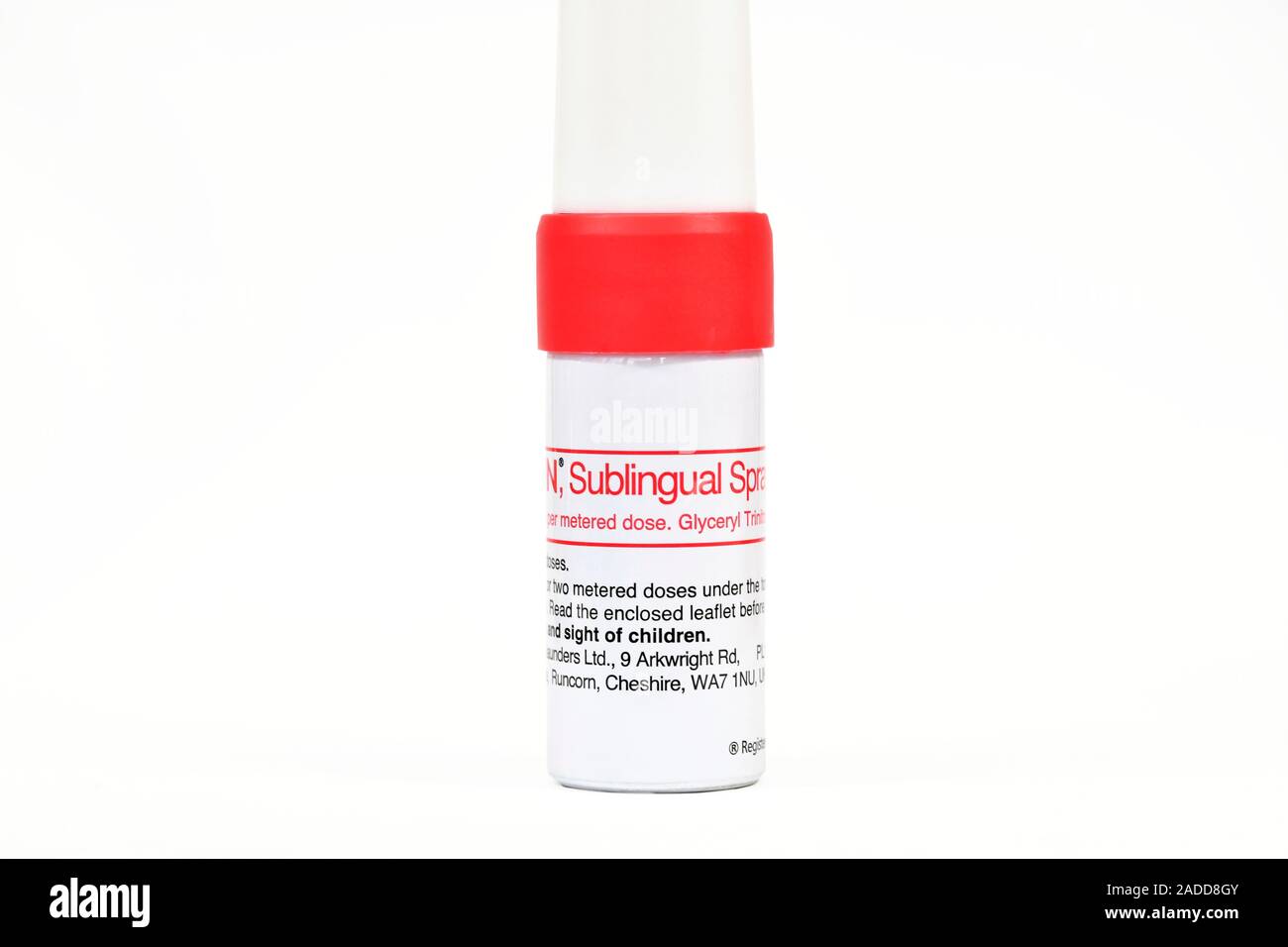 Glytrin cardiac spray. Spray can form of glyceryl trinitrate (GTN