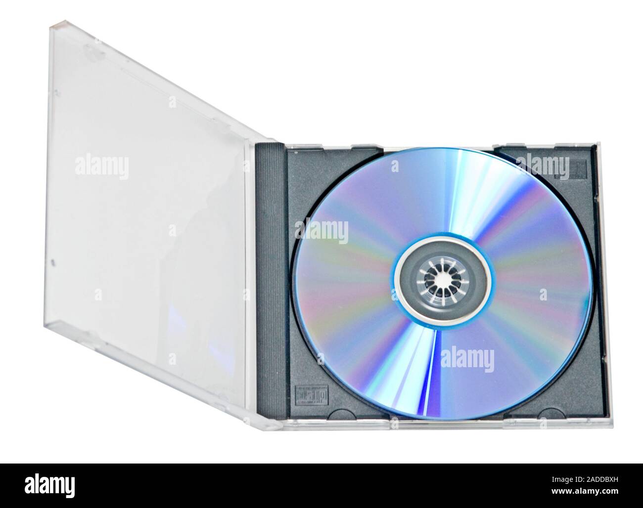 DVD isolated on white background Stock Photo