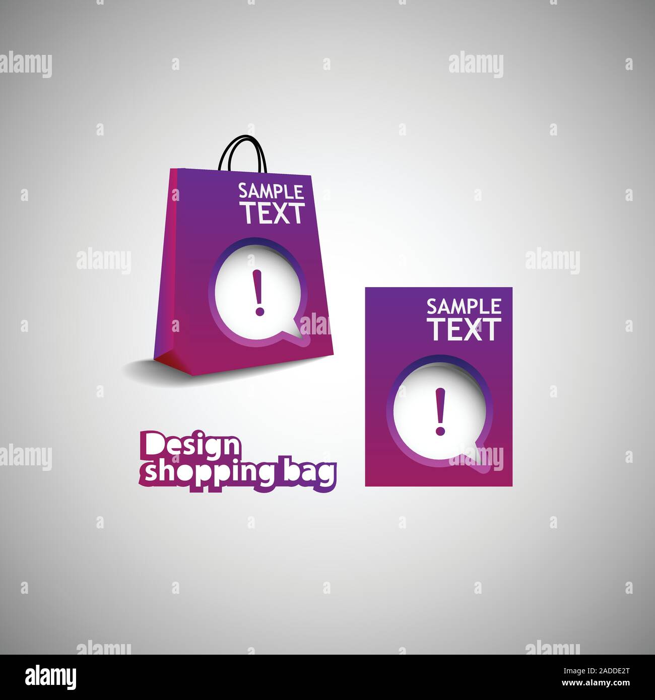 Purple Abstract Business Brochure Flyer Book Cover Background Template Layout Shopping Bag Design With Exclamation Mark Label Vector Stock Vector Image Art Alamy