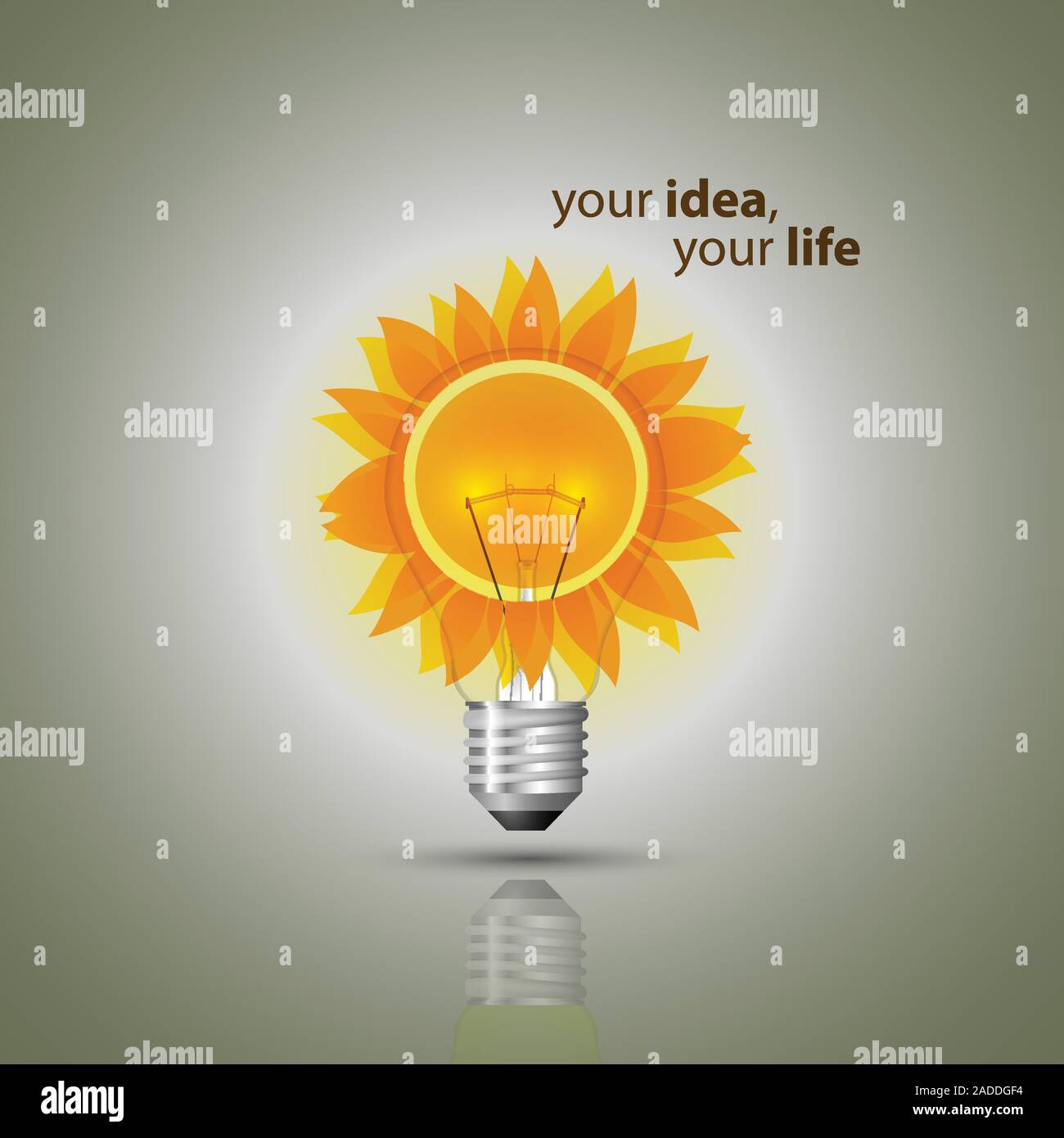 Eco Bulb Concept Vector Stock Vector Image & Art - Alamy