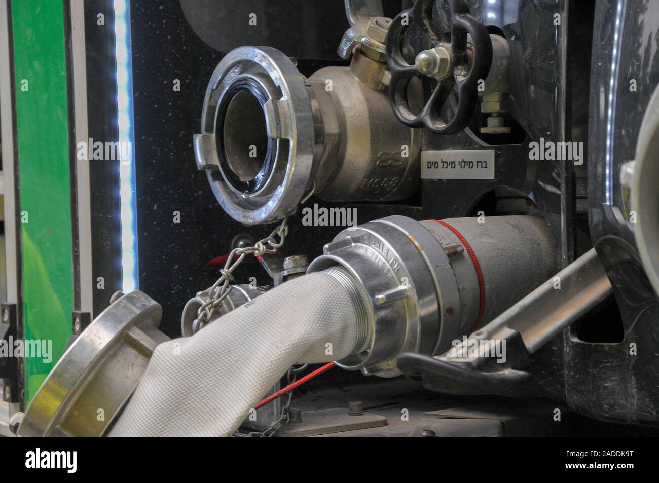 Fireman Connection Key Firemen connect a fire house to a pump Stock Photo - Alamy