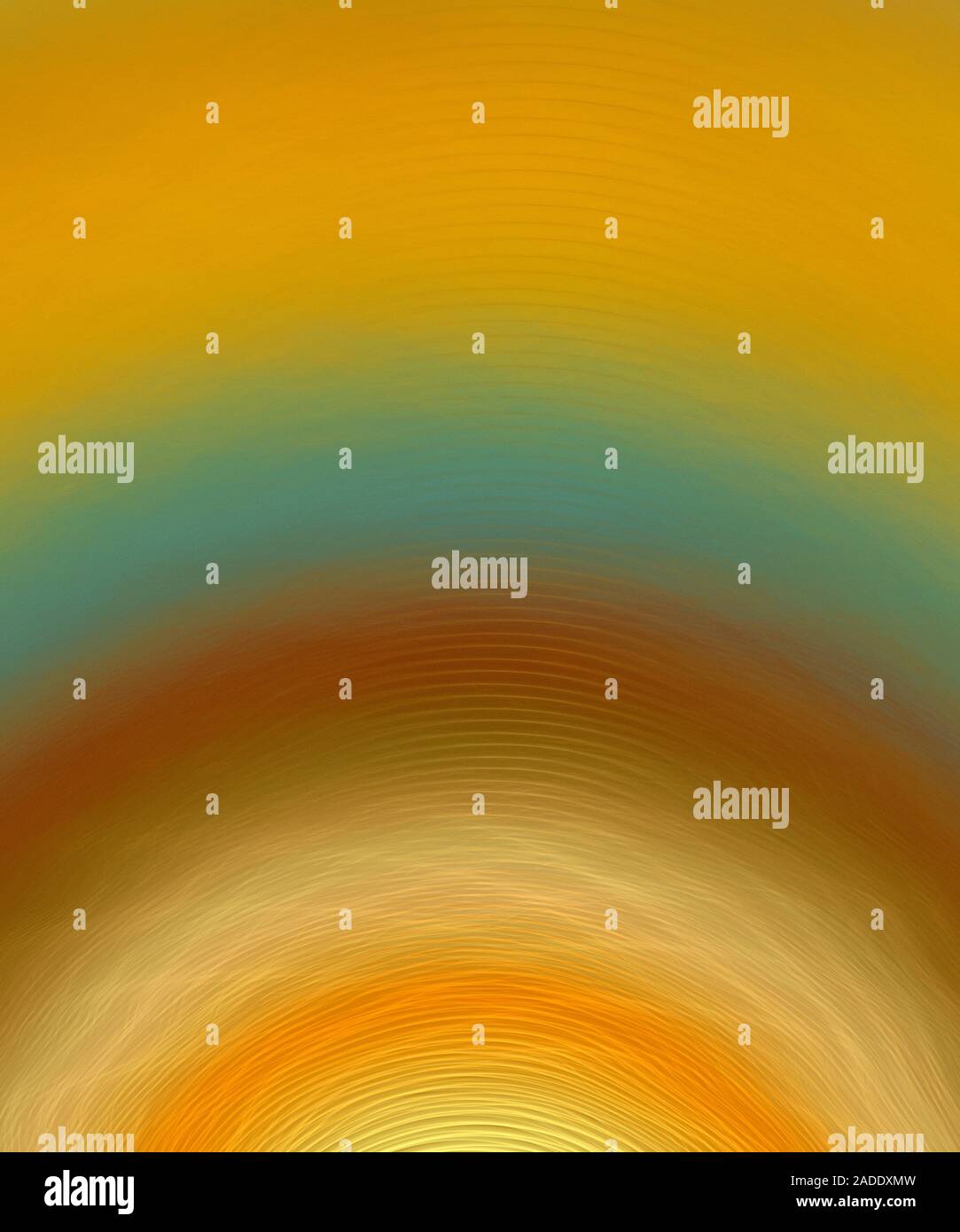 Fractal illustartion showing circular radiating ripples with colour ...