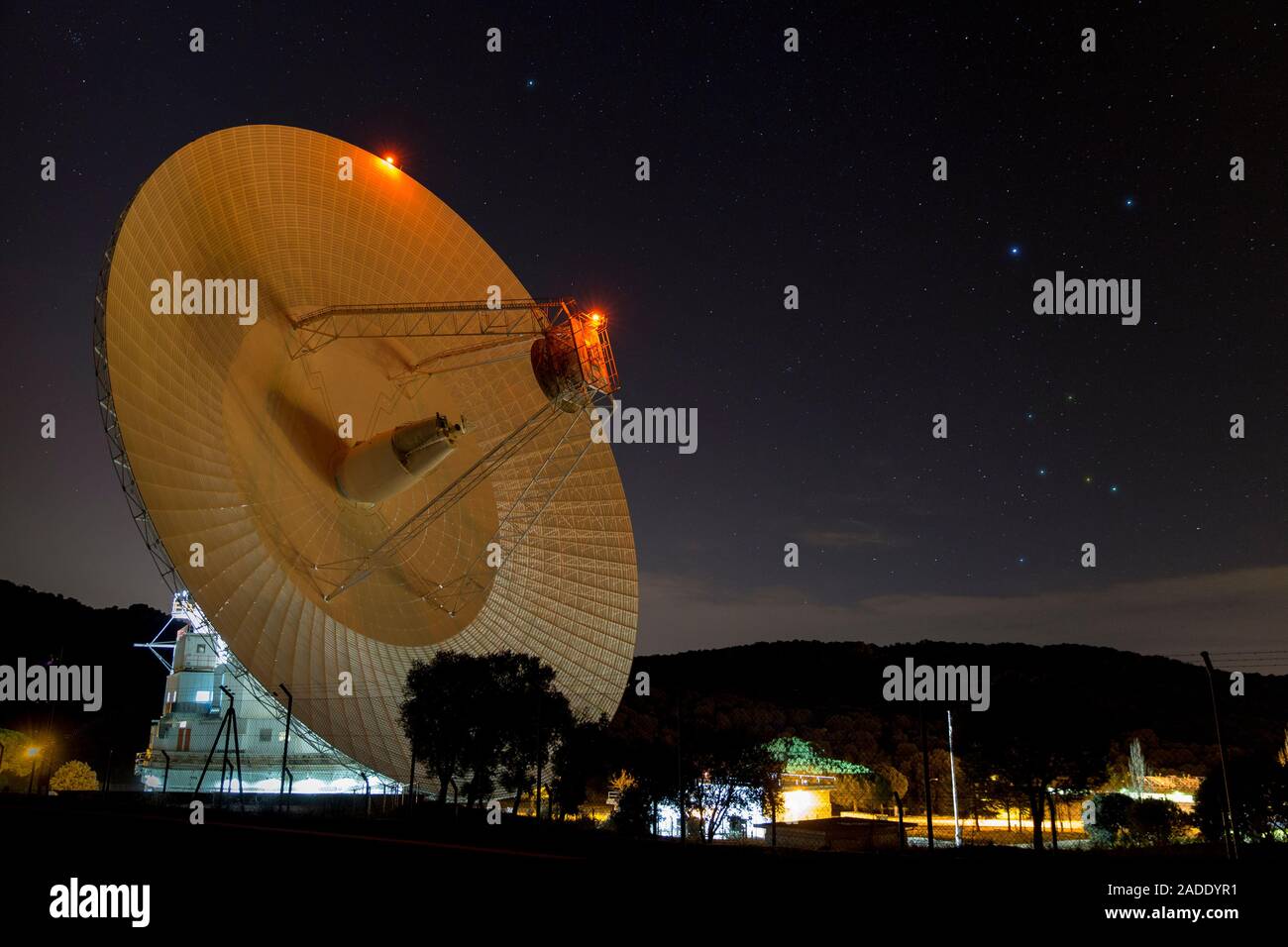 NASA Deep Space Network antenna. This 70metre radio antenna is part of