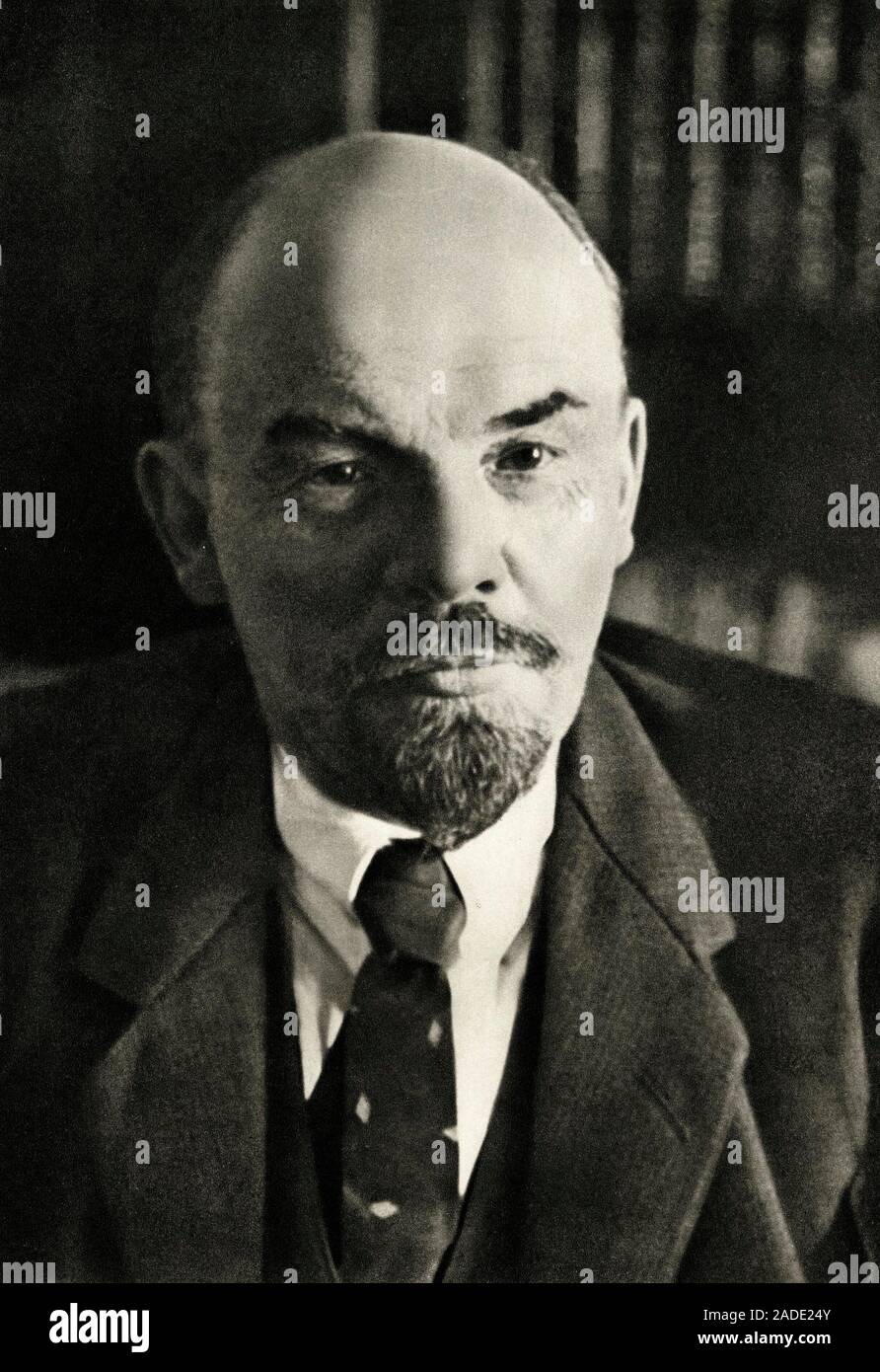 Lenine (Vladimir Ilitch Oulianov dit, 1870-1924) le 16 octobre 1918, a Moscou - Stock Photo