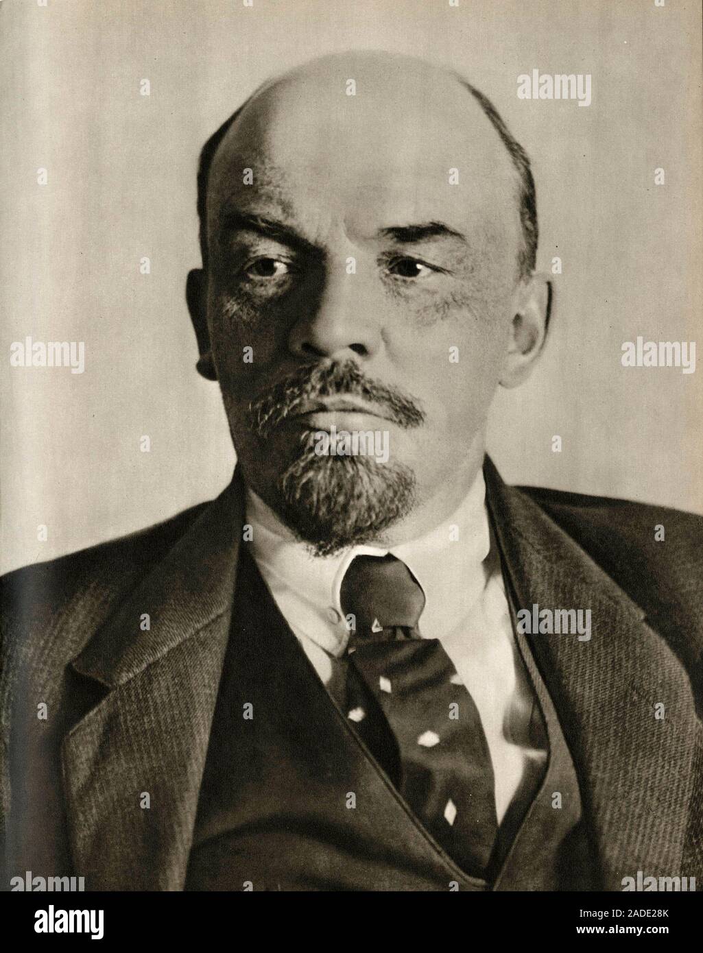Lenine (Vladimir Ilitch Oulianov dit, 1870-1924), Moscou, 16 octobre 1918 - Stock Photo