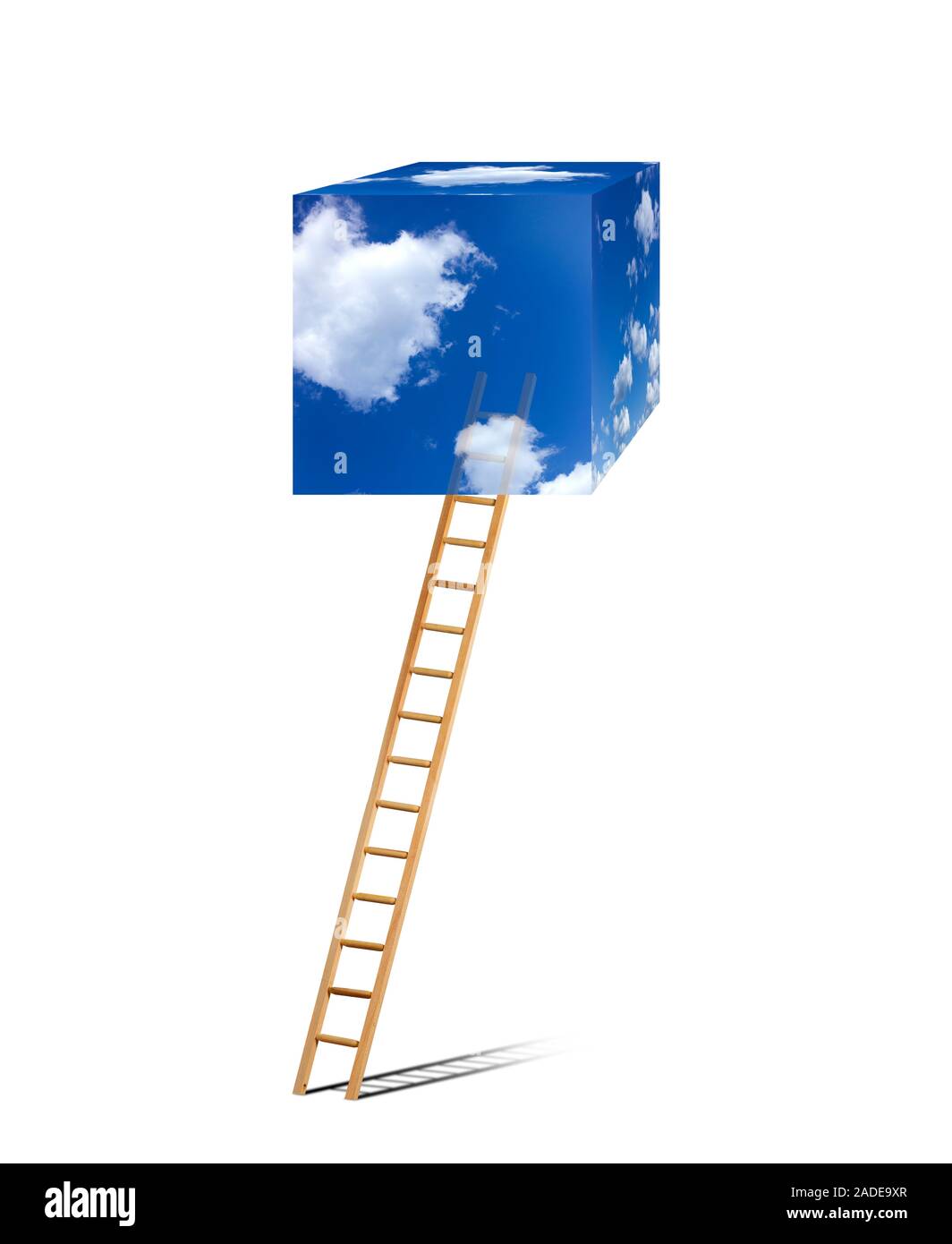 Cloud storage, conceptual image. Stock Photo