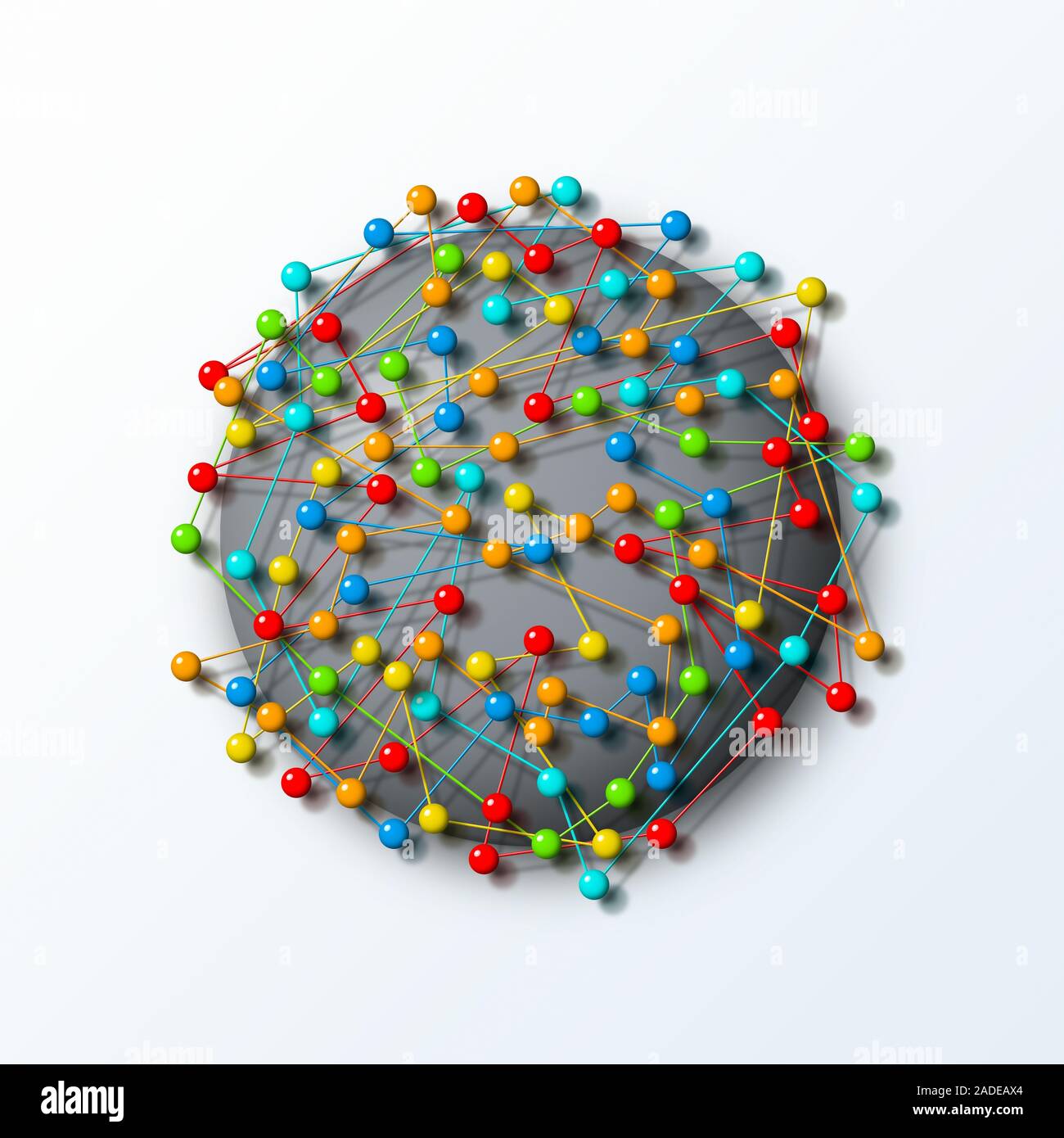 Global connections, conceptual illustration Stock Photo - Alamy