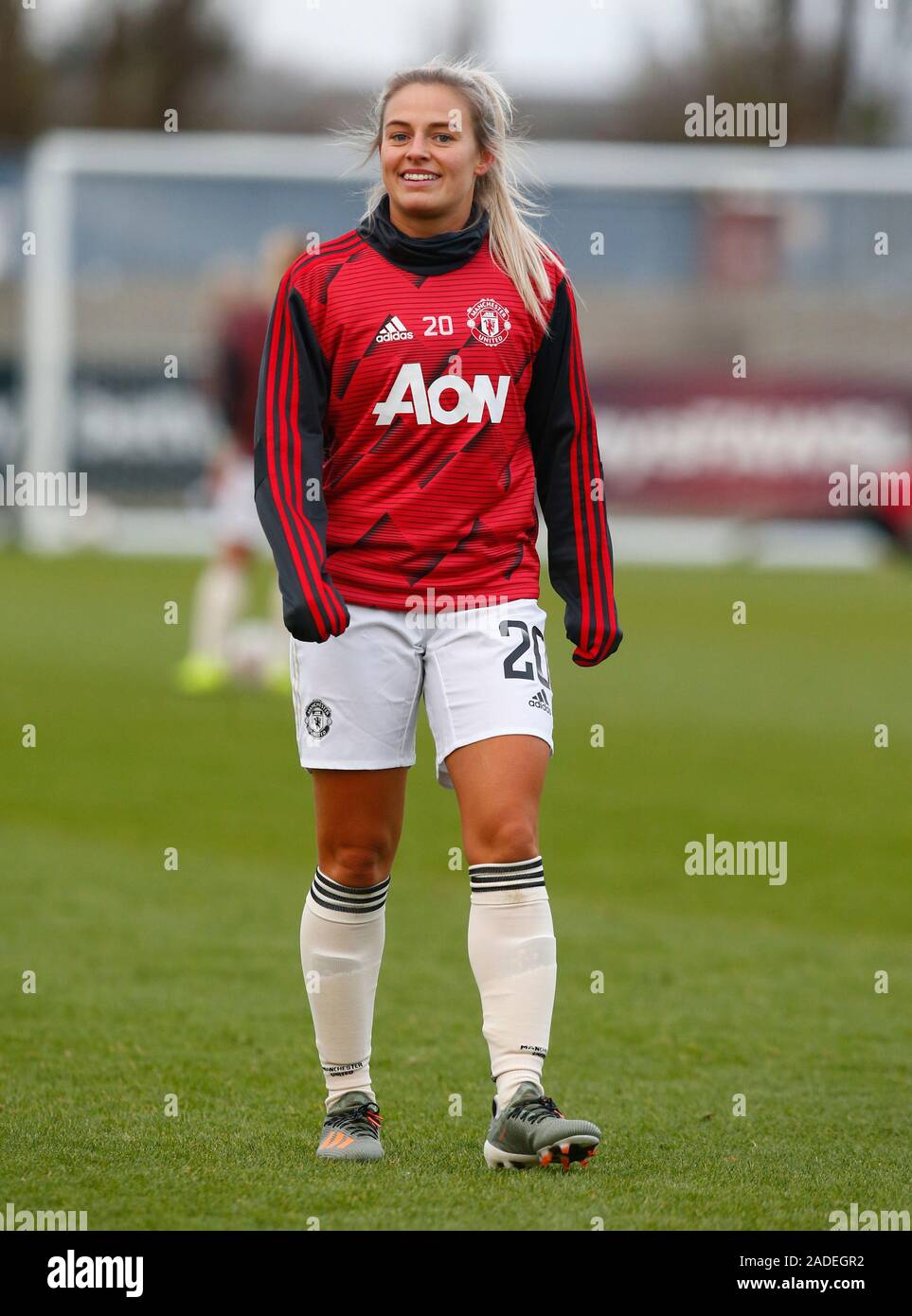 Dagenham England December 01 Kirsty Smith Of Manchester United Women During Barclays Women S Super League Match Between West Ham United Women And Stock Photo Alamy
