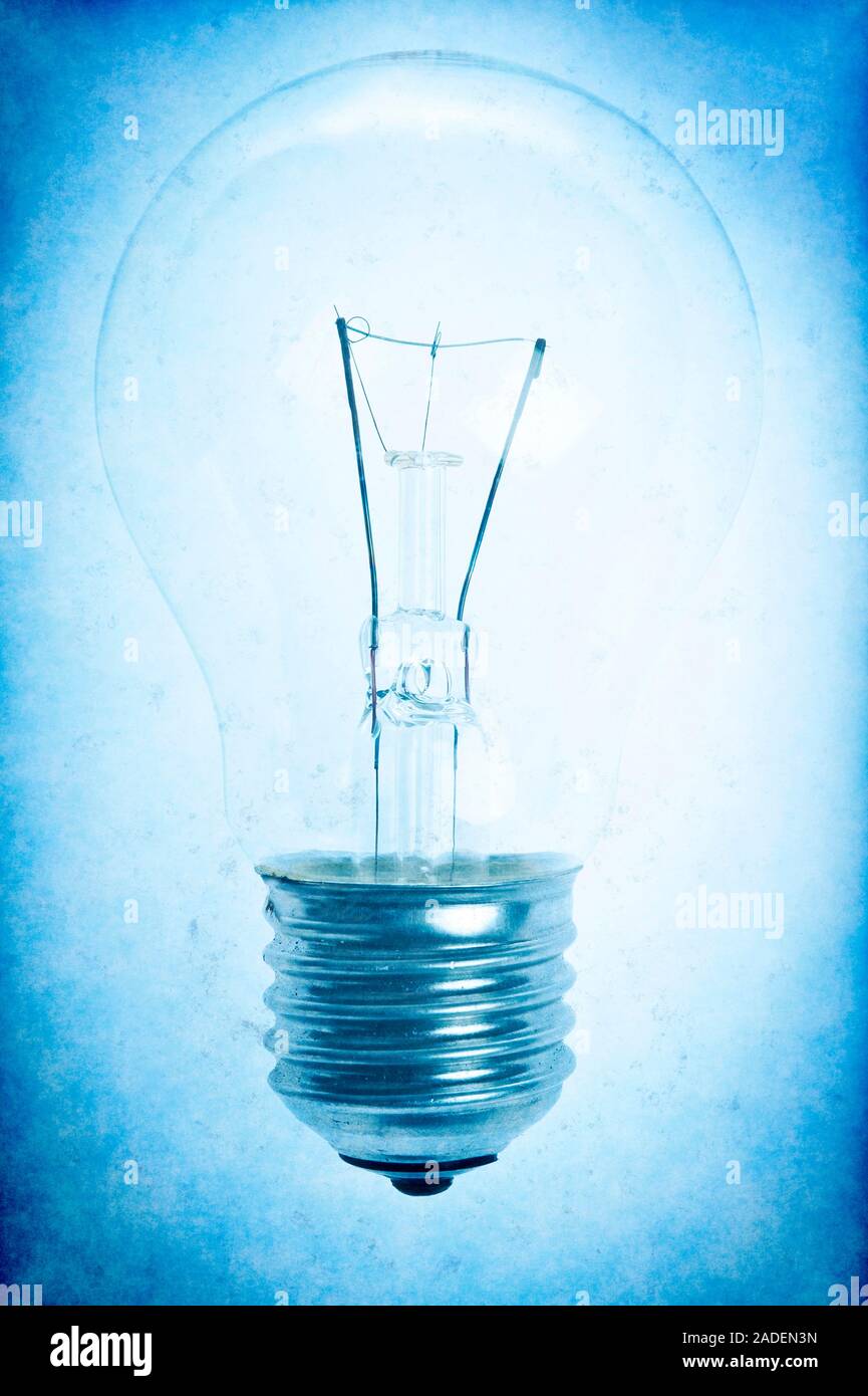 classical incandescent light bulb Stock Photo