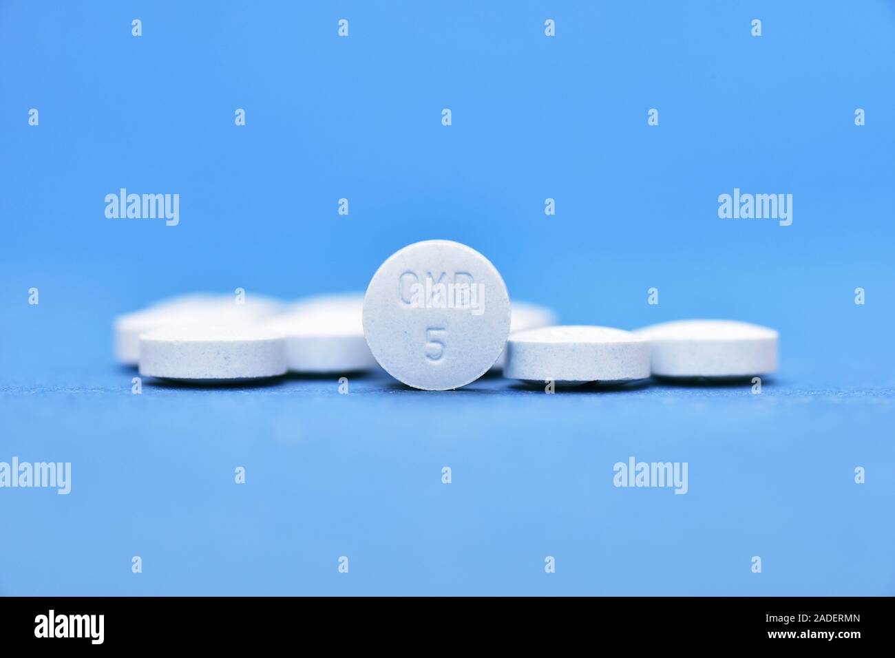 Ditropan incontinence drug tablets. Generically known as oxybutynin  hydrochloride, this drug is also marketed as Oxytrol, Ditrospam and Lyrinel  XL. It Stock Photo - Alamy