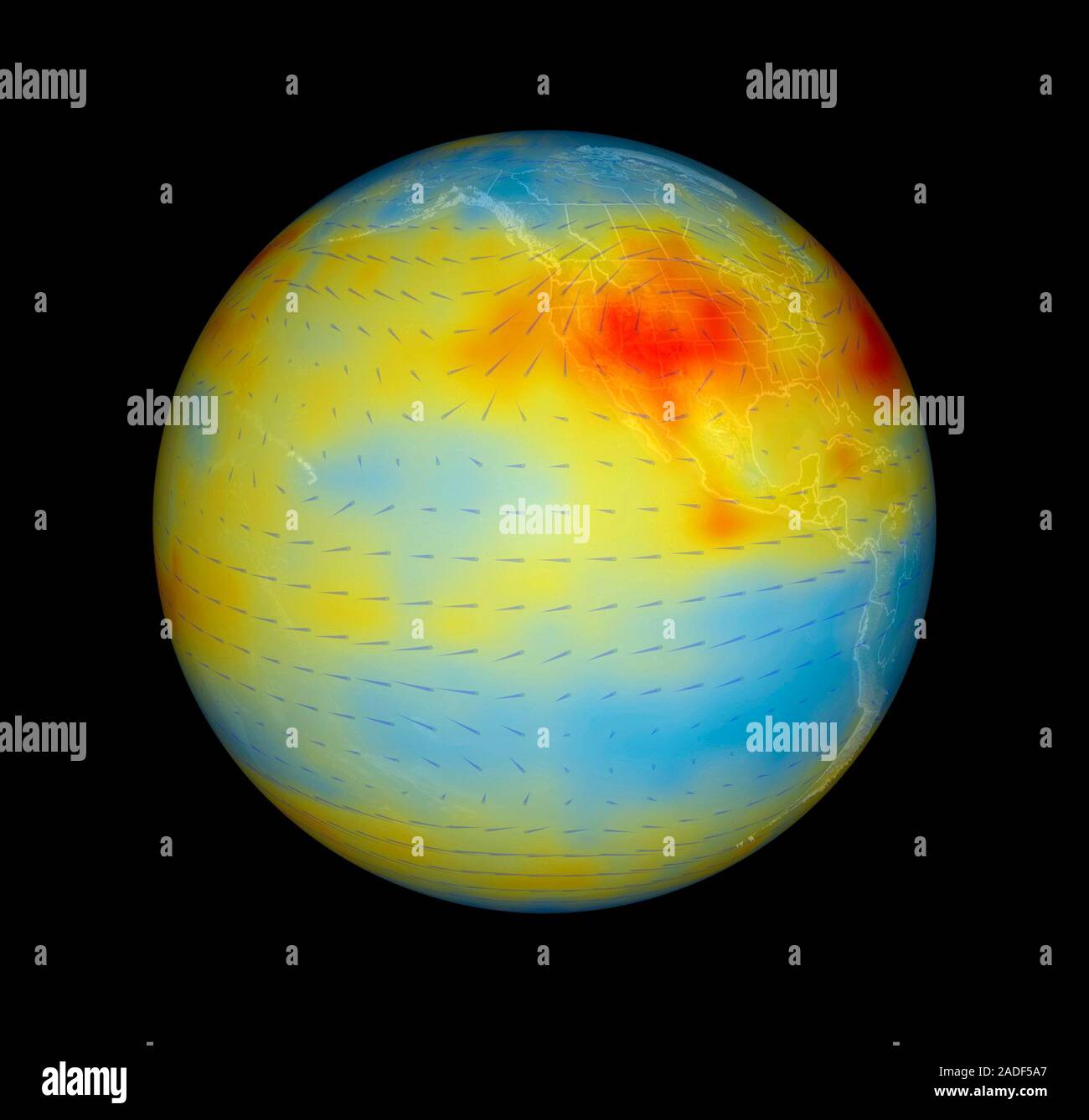 Eastern Pacific Rim Atmospheric carbon dioxide levels centred on the eastern Pacific Rim ...