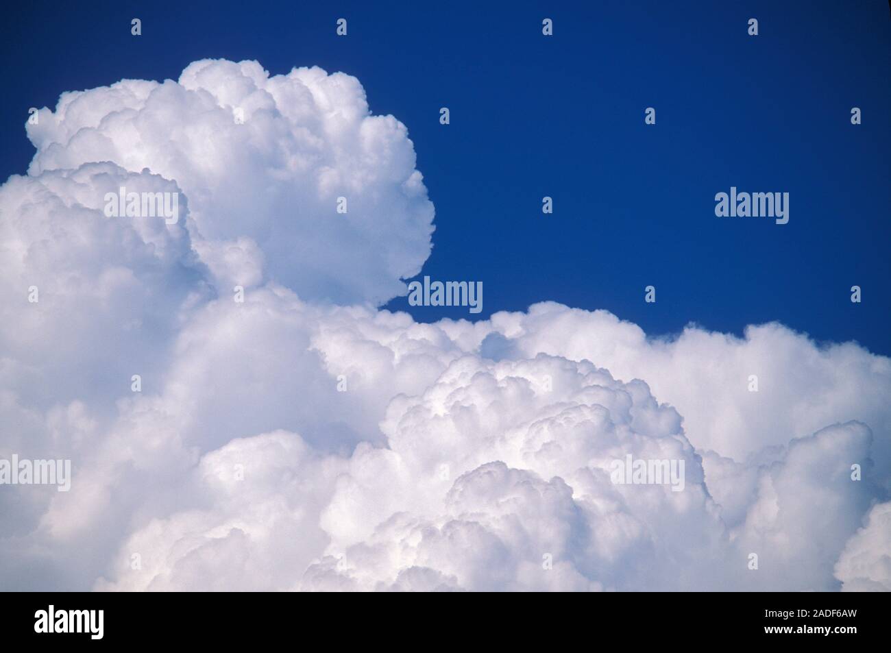 Cumulus nimbus clouds. Stock Photo