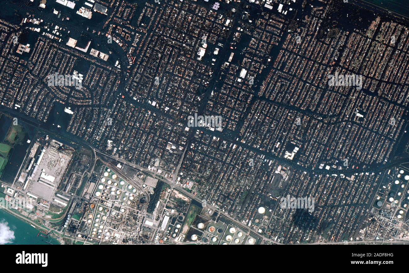 Chalmette, Louisiana, after Hurricane Katrina, on 31st August 2005