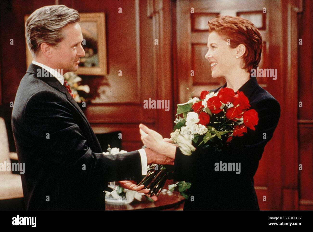 THE AMERICAN PRESIDENT 1995 Universal Pictures film with Annette Bening and Michael Douglas, Stock Photo