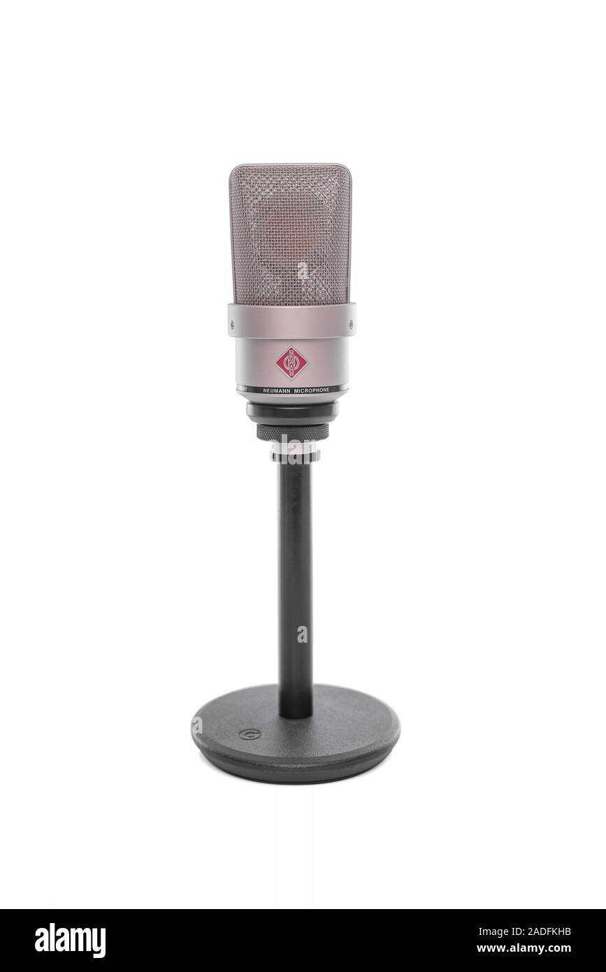 Neumann microphone hi-res stock photography and images - Alamy