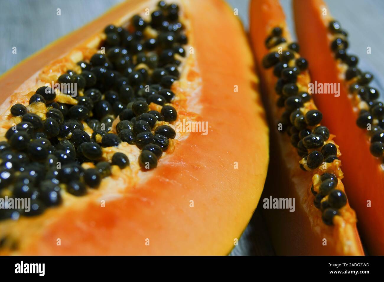 Yellow inside papaya hires stock photography and images Alamy