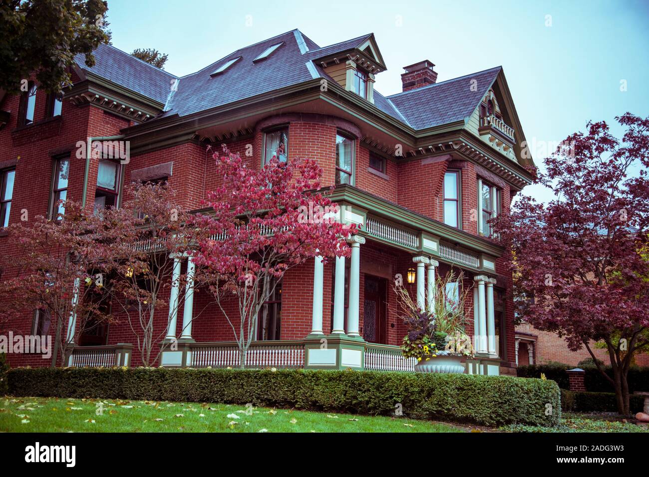 Large family house, German Village Neighborhood, Columbus, Ohio, USA Stock Photo Alamy