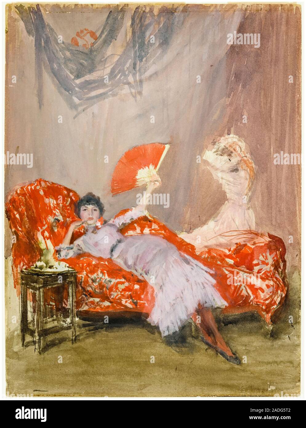 James Mcneill Whistler Milly Finch Portrait Painting 18 14 Stock Photo Alamy