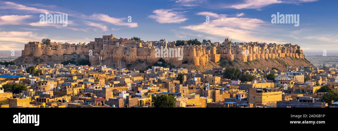 Panorama view of Jaisalmer, Rajasthan, India Stock Photo