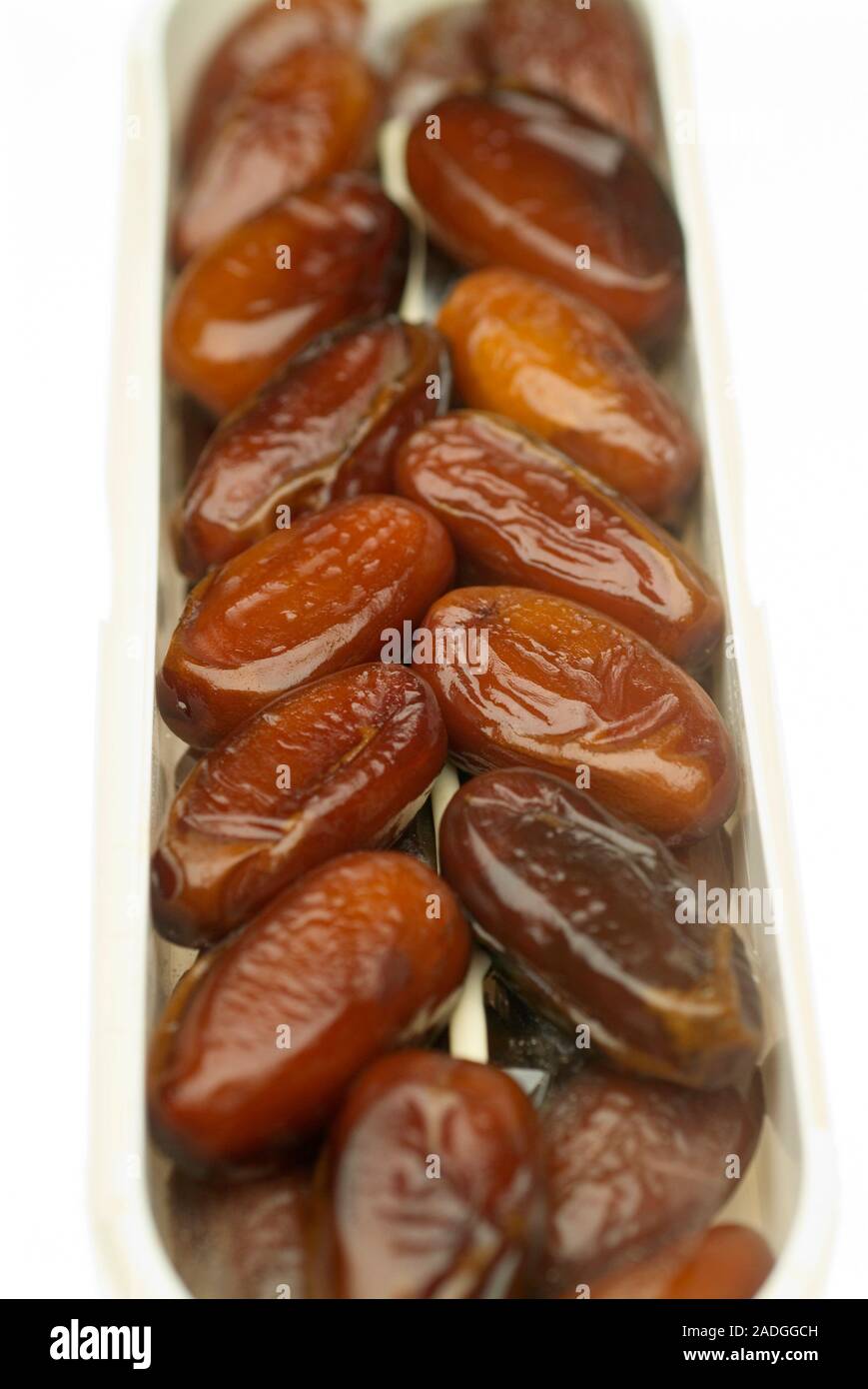 Dates in a box Stock Photo Alamy