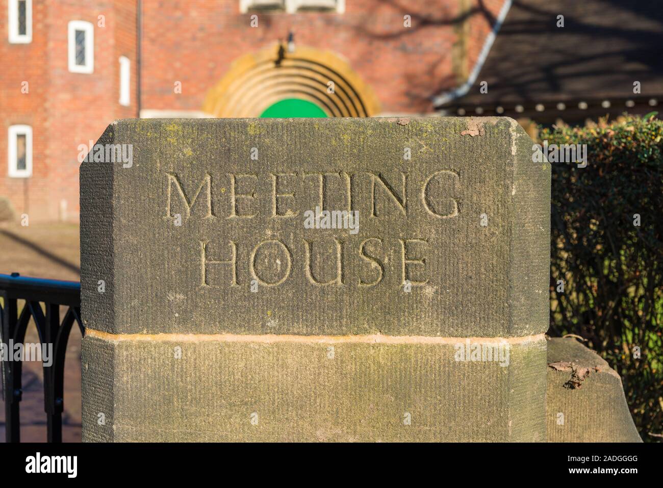 Religious Society of Friends Quaker Meeting House in Bournville, Birmingham, UK Stock Photo