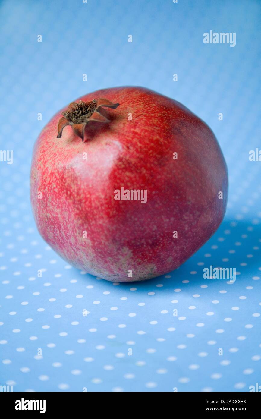 Pomegranate fruit. This fruit is rich in vitamin C, folic acid and antioxidants Stock Photo Alamy