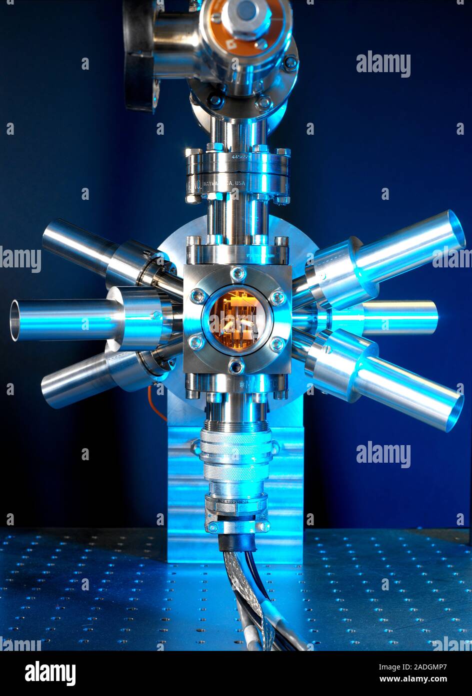 Strontium optical clock. Inside this strontium clock, also known as a