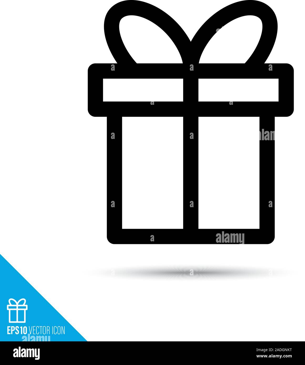 Gift box line icon. Present or free item vector symbol. User interface  pictogram for web and apps Stock Vector Image & Art - Alamy