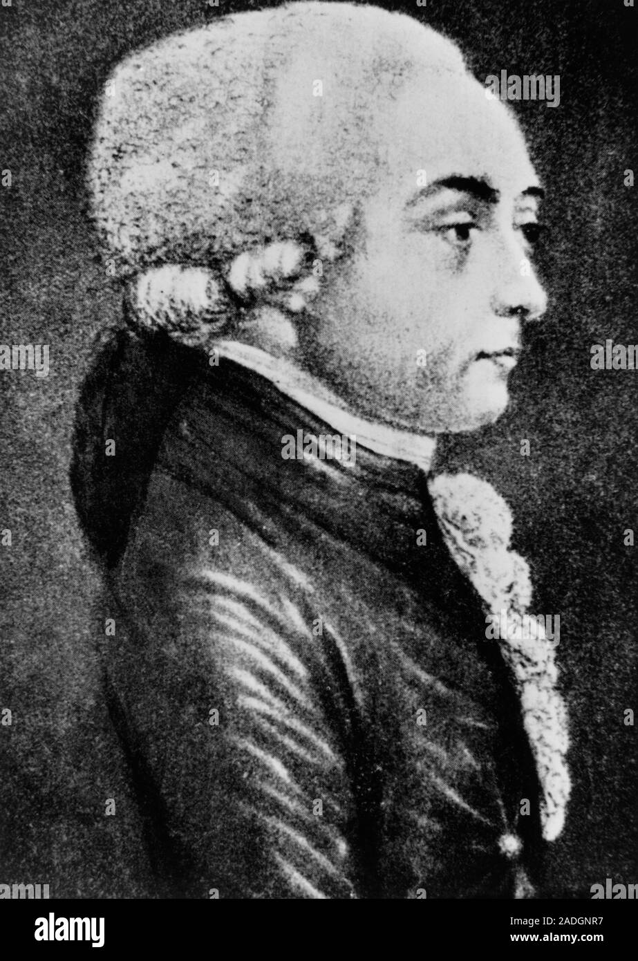 Jean Pierre Blanchard. Portrait of Jean Pierre Francois Blanchard (1753