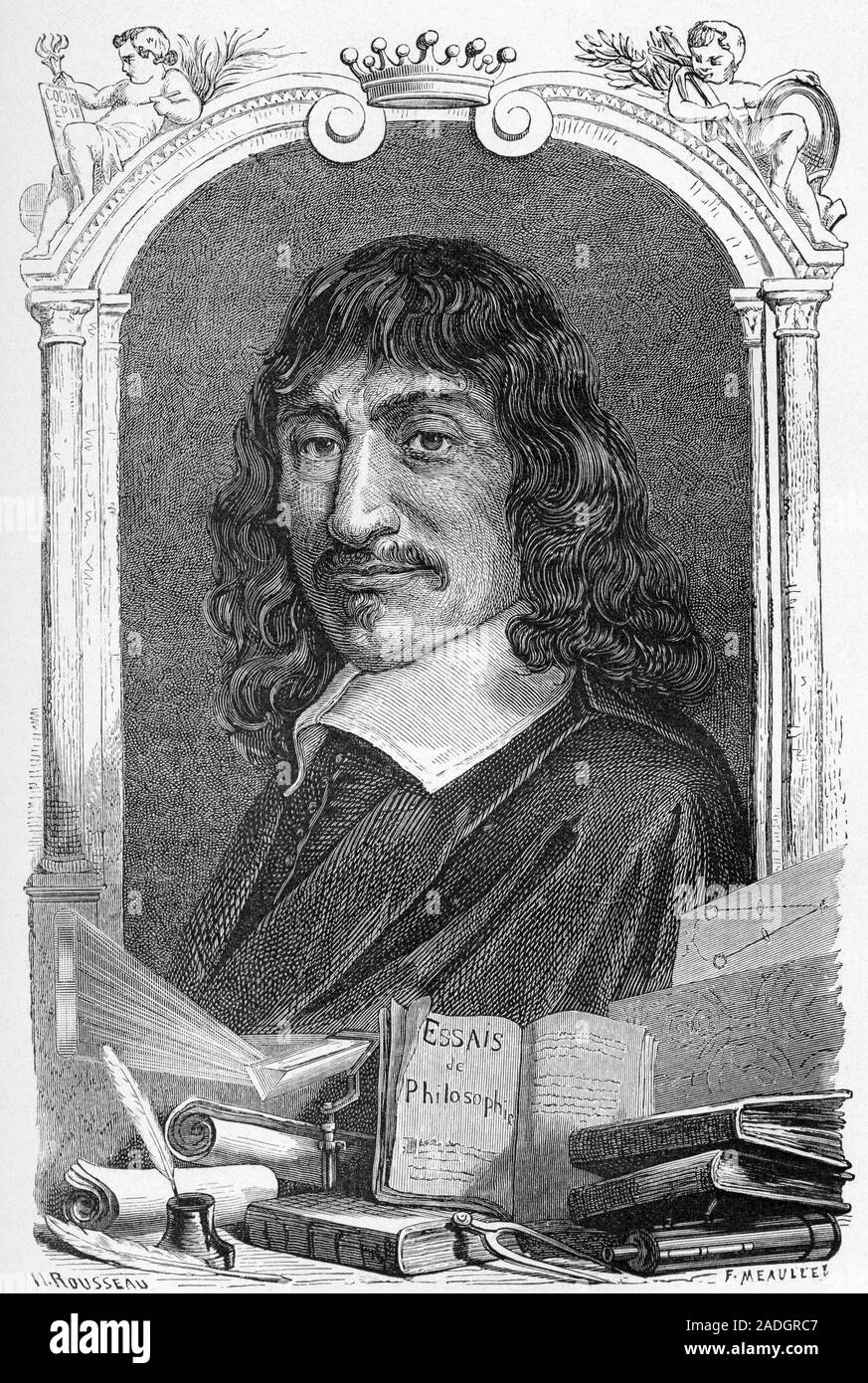 Rene Descartes (15961650), French mathematician and philosopher, also known as Renatus