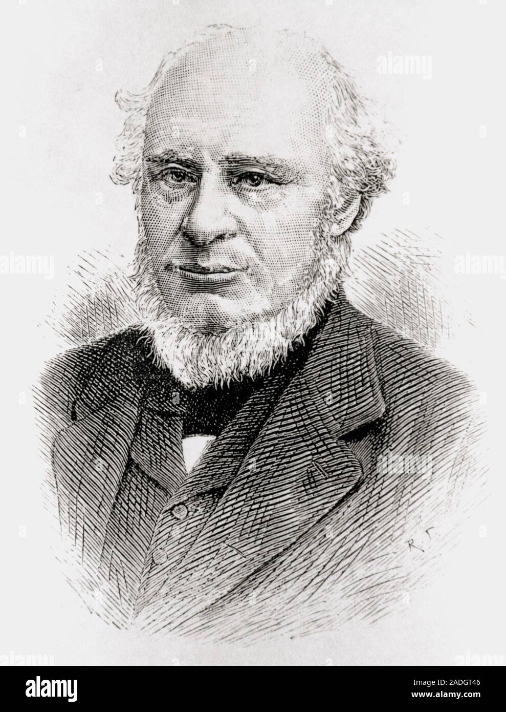 Sir John Fowler. Historical portrait of the English civil engineer Sir