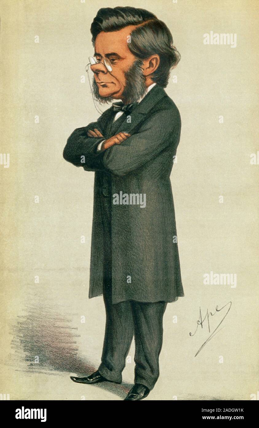 Thomas Huxley. Caricature of Thomas Henry Huxley (182595), British