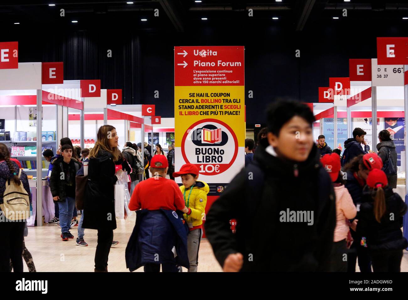 Rome December 04th 2019. Book Fair, Più' libri più' liberi' at 'La Nuvola' convention centre. Foto Samantha Zucchi Insidefoto Stock Photo