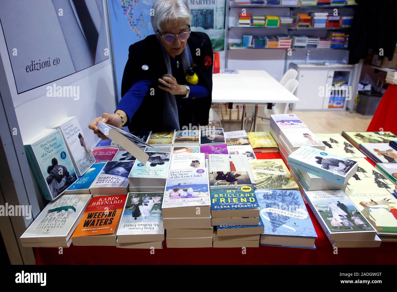 Rome December 04th 2019. Book Fair, Più' libri più' liberi' at 'La Nuvola' convention centre. Foto Samantha Zucchi Insidefoto Stock Photo