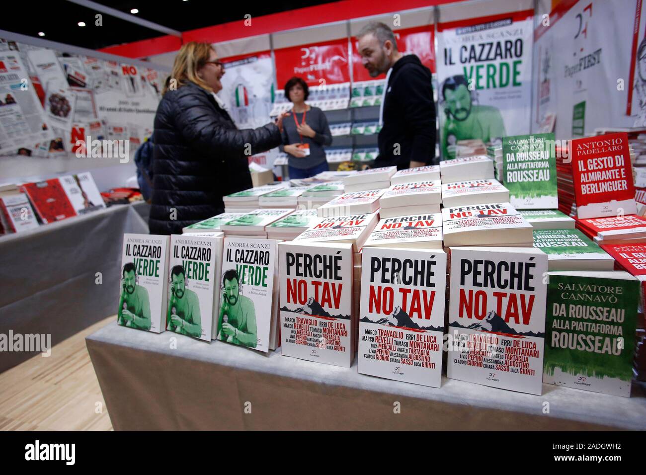 Rome December 04th 2019. Book Fair, Più' libri più' liberi' at 'La Nuvola' convention centre. Foto Samantha Zucchi Insidefoto Stock Photo