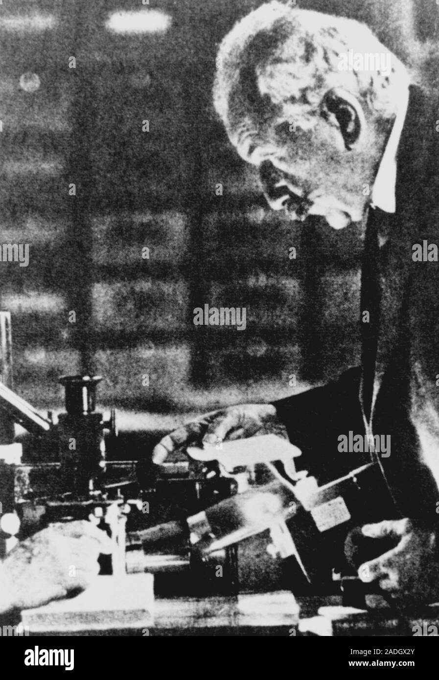 Auguste Lumiere (1862-1954), French pioneer of cinematography. Auguste ...